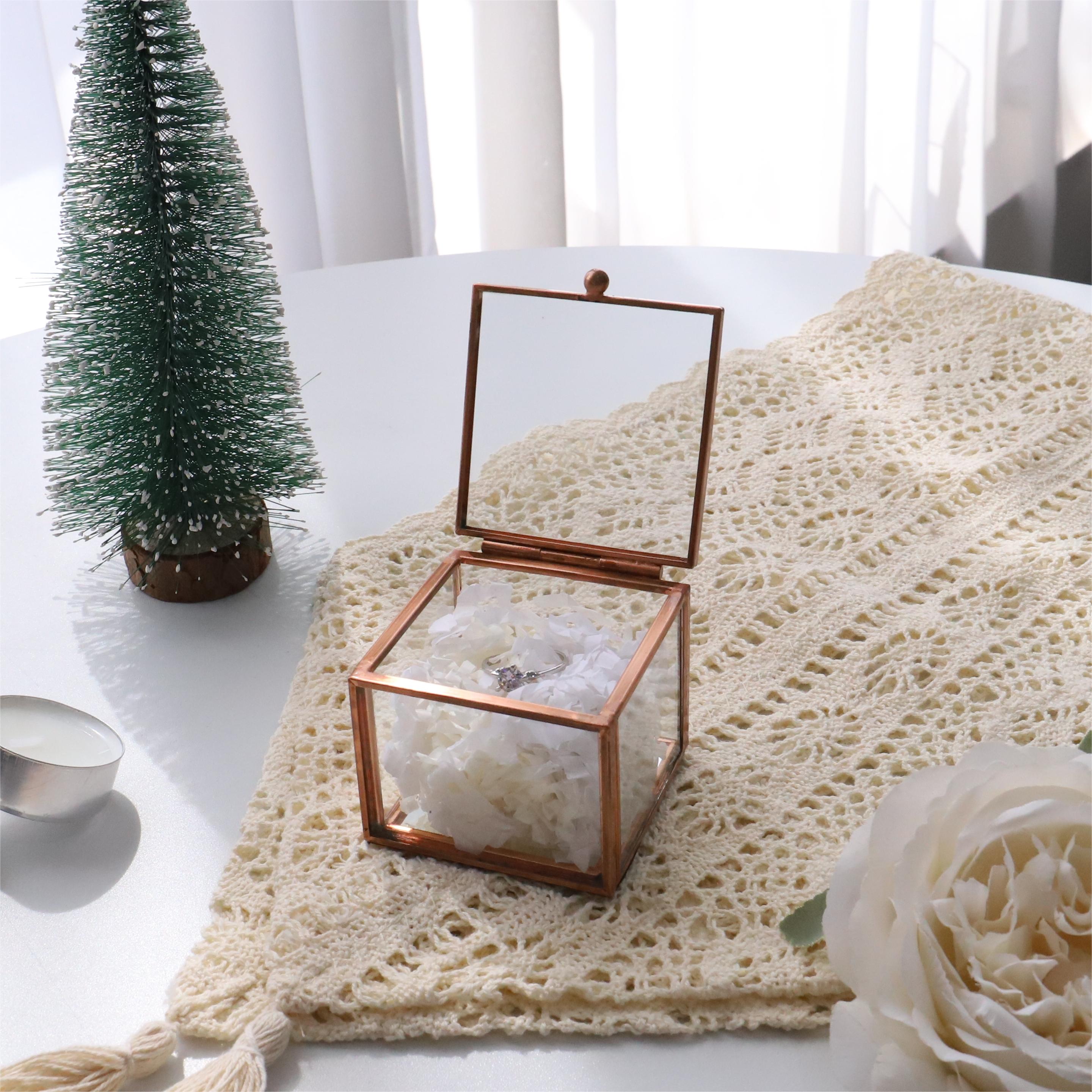 metal proposing ring box